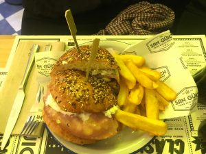 hamburguesa especial restaurante san guich zaragoza