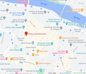 Mapa Thang Long Restaurante